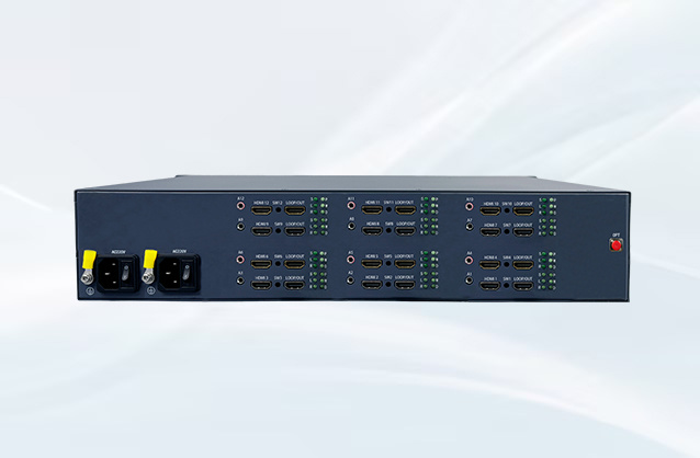 HDMI 1080P4K60 12路多業(yè)務視頻光端機